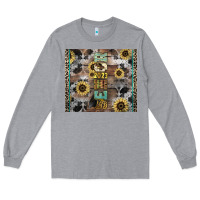 Heather Grey Senior 2023 western Long Sleeve Tee - NancyCooperArtShop