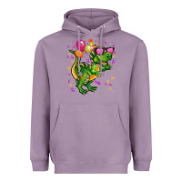 Lavender birthday t rex pink Heavyweight Hoodie - CowGirlArtShop