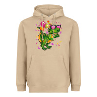 Mushroom birthday t rex pink Heavyweight Hoodie - CowGirlArtShop