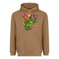 Toasted Coconut birthday t rex pink Heavyweight Hoodie - CowGirlArtShop
