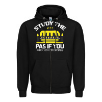 Black Study the past if you would define the future shi Zipper Hoodie - Bettercallsaul