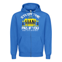 True Royal Study the past if you would define the future shi Zipper Hoodie - Bettercallsaul