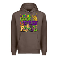 Coffee let the good times roll Premium Hoodie - CowGirlArtShop