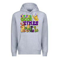 Heather Grey let the good times roll Premium Hoodie - CowGirlArtShop