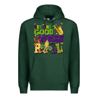 Sports Green let the good times roll Premium Hoodie - CowGirlArtShop