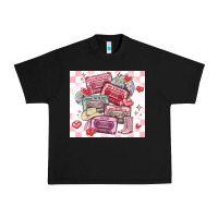 Black valentine's day cassette tapes Urban Heavy Tee - MaliasSmallBusiness