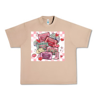 Burro valentine's day cassette tapes Urban Heavy Tee - MaliasSmallBusiness