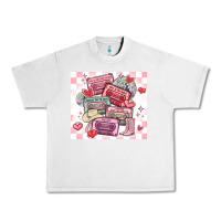 Lunar Rock valentine's day cassette tapes Urban Heavy Tee - MaliasSmallBusiness