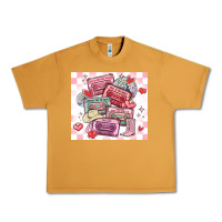 Peanut Butter valentine's day cassette tapes Urban Heavy Tee - MaliasSmallBusiness