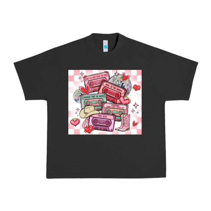 Valentine's Day Cassette Tapes Urban Heavy Tee by MaliasSmallBusiness | Teevron