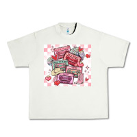Pistachio valentine's day cassette tapes Urban Heavy Tee - MaliasSmallBusiness