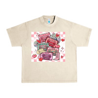 Sandshell valentine's day cassette tapes Urban Heavy Tee - MaliasSmallBusiness