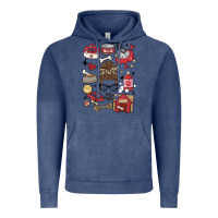 Vintage Denim can't talk right now i'm busy doing dog mom Vintage Hoodie - MaliasSmallBusiness