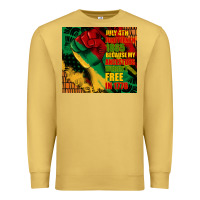 Antique Gold juneteenth 1865 because my ancestors werent free in 1776 tumbler Premium Sweatshirt - CowGirlArtShop