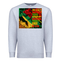 Heather Grey juneteenth 1865 because my ancestors werent free in 1776 tumbler Premium Sweatshirt - CowGirlArtShop