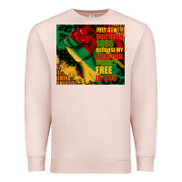 Pale Pink juneteenth 1865 because my ancestors werent free in 1776 tumbler Premium Sweatshirt - CowGirlArtShop