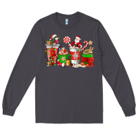 Smoke Santa coffee cups Long Sleeve Tee - NancyCooperArtShop