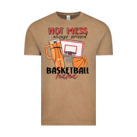Vintage Coffee hot mess always stressed basketball mama Vintage Tee - MaliasSmallBusiness