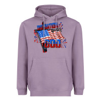 Lavender one nation under god Heavyweight Hoodie - CowGirlArtShop