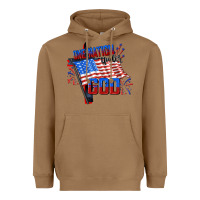 Toasted Coconut one nation under god Heavyweight Hoodie - CowGirlArtShop