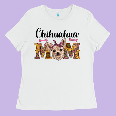 Western Chihuahua Mom Ladies Tee Designed By Ranaportraitstore