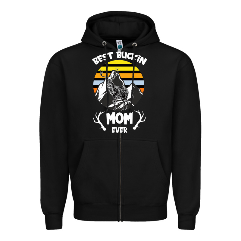 Best Buckin Mom Ever Zipper Hoodie by Bettercallsaul | Teevron