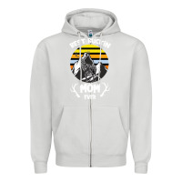 Dove Grey Best Buckin Mom Ever Zipper Hoodie - Bettercallsaul