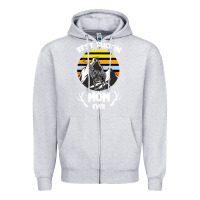 Heather Grey Best Buckin Mom Ever Zipper Hoodie - Bettercallsaul