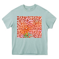 Arona orange leopard glitter Heavy Core Tee - JahusDesignShop