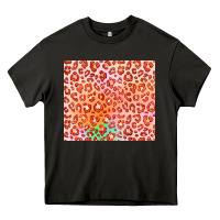 Asphalt orange leopard glitter Heavy Core Tee - JahusDesignShop