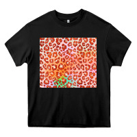 Black orange leopard glitter Heavy Core Tee - JahusDesignShop