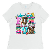 White school was  fun but its time for some  sun Ladies Tee - AdoDesignShop