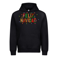 Black Feliz Navidad Urban Hoodie - BundleAndBundleShop