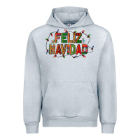 Heather Grey Feliz Navidad Urban Hoodie - BundleAndBundleShop