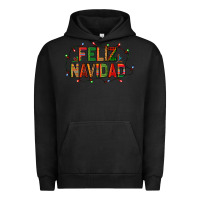 Pigment Black Feliz Navidad Urban Hoodie - BundleAndBundleShop