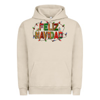 Pigment French Oak Feliz Navidad Urban Hoodie - BundleAndBundleShop