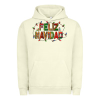 Pigment Pistachio Feliz Navidad Urban Hoodie - BundleAndBundleShop