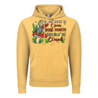 Vintage Mustard if my book is open your mouth should be closed malia Vintage Hoodie - MaliasSmallBusiness