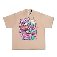 Burro easter cassette tapes Urban Heavy Tee - MaliasSmallBusiness