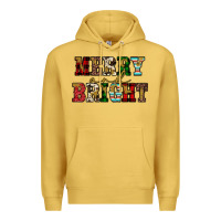 Antique Gold merry and bright Premium Hoodie - JahusDesignShop