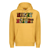 Mustard merry and bright Premium Hoodie - JahusDesignShop