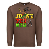 Chestnut juneteenth Premium Sweatshirt - CowGirlArtShop