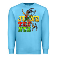 Ocean Blue juneteenth Premium Sweatshirt - CowGirlArtShop