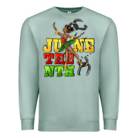 Seafoam juneteenth Premium Sweatshirt - CowGirlArtShop