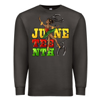 Smoke juneteenth Premium Sweatshirt - CowGirlArtShop