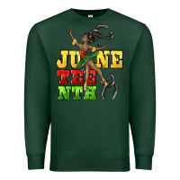 Sports Green juneteenth Premium Sweatshirt - CowGirlArtShop