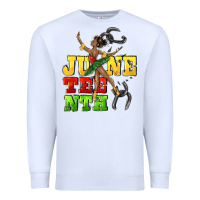 White juneteenth Premium Sweatshirt - CowGirlArtShop