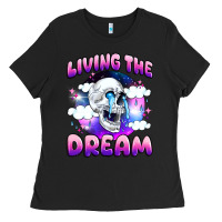 Black living the dream Ladies Tee - JahusDesignShop