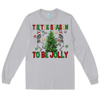 Moon Dust Tis' the season to be Jolly Long Sleeve Tee - NancyCooperArtShop