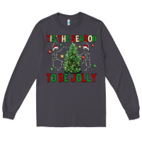 Smoke Tis' the season to be Jolly Long Sleeve Tee - NancyCooperArtShop